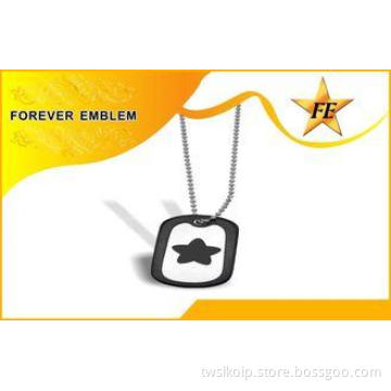 Customized Personalised Dog Tags , Metal Dog Tag With Rubbe